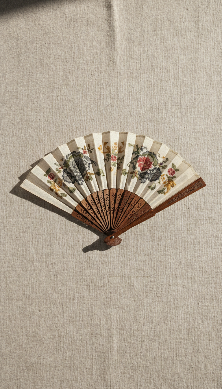 Bamboo Lacework Fashion Fan