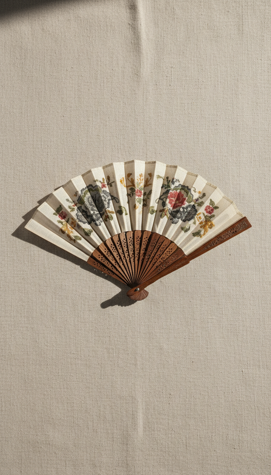 Bamboo Lacework Fashion Fan